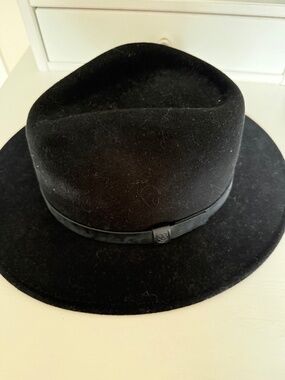 Brixton Black Felt Fedora - Small